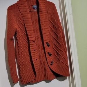 Market & Spruce Rust Knit Sweater